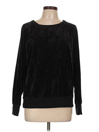 Pre-owned Lou & Grey Pullover Sweater In Black