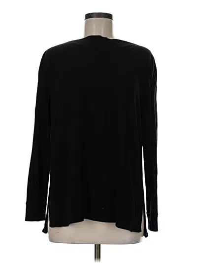 Pre-owned Lou & Grey Pullover Sweater In Black