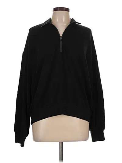 Pre-owned Lou & Grey Pullover Sweater In Black