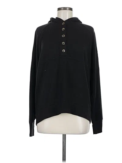 Pre-owned Lou & Grey Pullover Sweater In Black