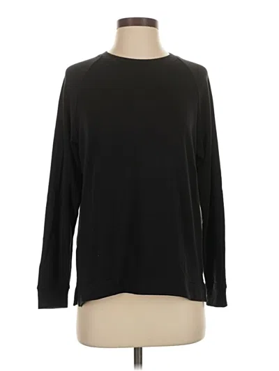 Pre-owned Lou & Grey Pullover Sweater In Black
