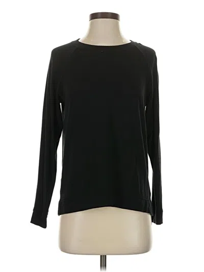 Pre-owned Lou & Grey Pullover Sweater In Black