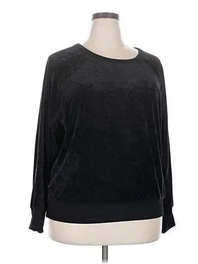 Pre-owned Lou & Grey Pullover Sweater In Black