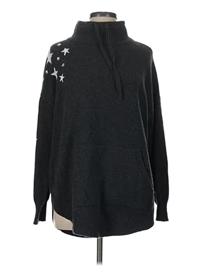 Pre-owned Lou & Grey Pullover Sweater In Black