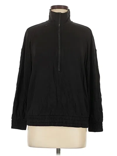 Pre-owned Lou & Grey Pullover Sweater In Black