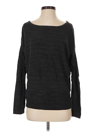 Pre-owned Lou & Grey Pullover Sweater In Black