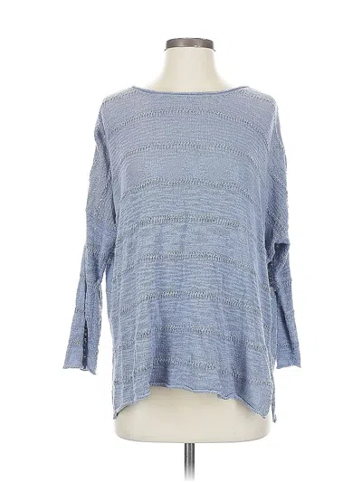 Pre-owned Lou & Grey Pullover Sweater In Blue