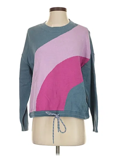 Pre-owned Lou & Grey Pullover Sweater In Blue