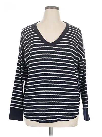 Pre-owned Lou & Grey Pullover Sweater In Blue
