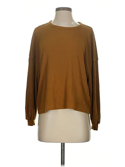 Pre-owned Lou & Grey Pullover Sweater In Brown