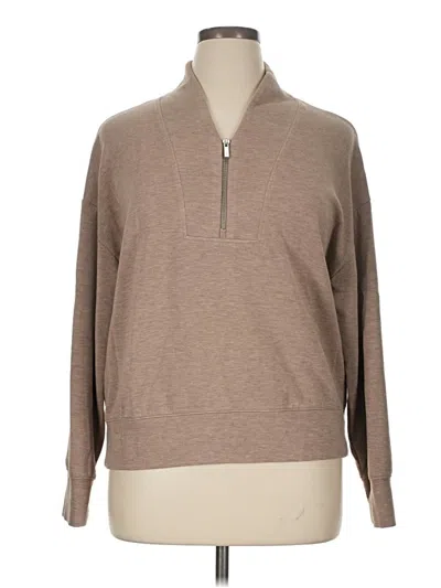 Pre-owned Lou & Grey Pullover Sweater In Brown