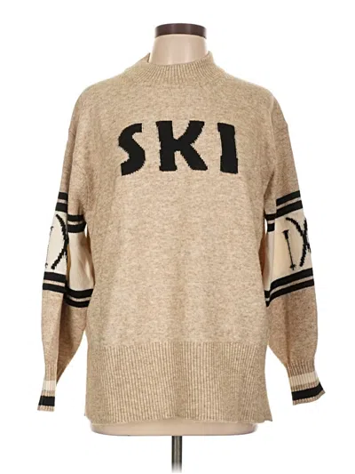 Pre-owned Lou & Grey Pullover Sweater In Brown