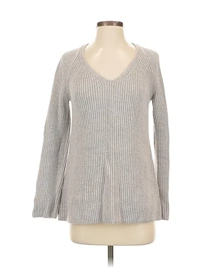 Pre-owned Lou & Grey Pullover Sweater In Gray