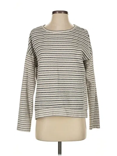 Pre-owned Lou & Grey Pullover Sweater In Gray