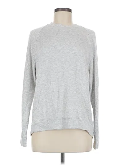Pre-owned Lou & Grey Pullover Sweater In Gray
