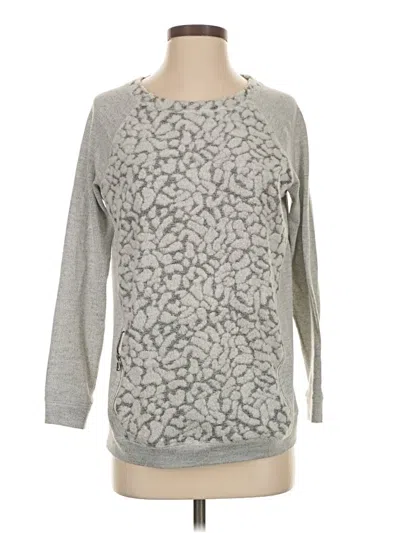 Pre-owned Lou & Grey Pullover Sweater In Gray