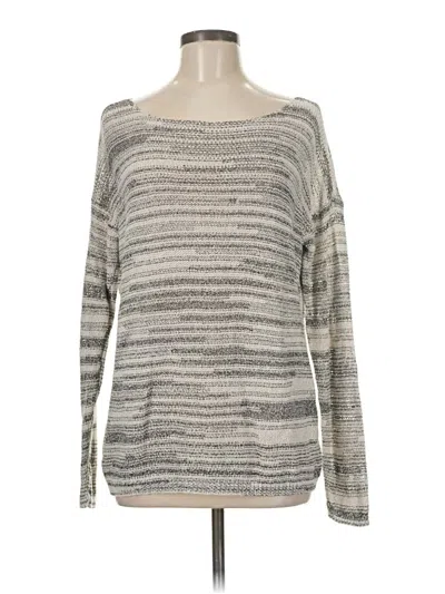 Pre-owned Lou & Grey Pullover Sweater In Gray