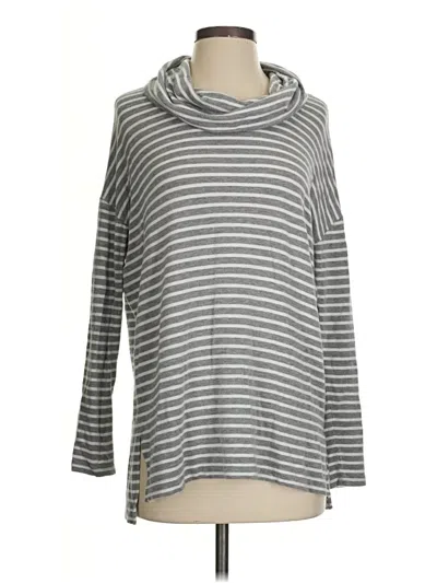 Pre-owned Lou & Grey Pullover Sweater In Gray