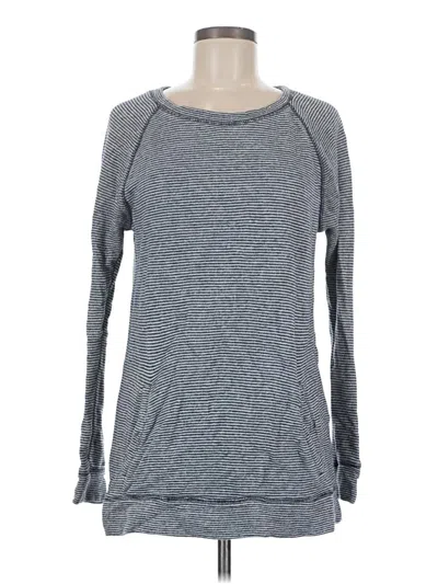Pre-owned Lou & Grey Pullover Sweater In Gray