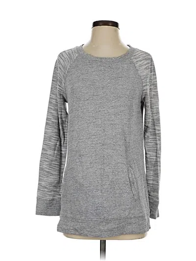 Pre-owned Lou & Grey Pullover Sweater In Gray