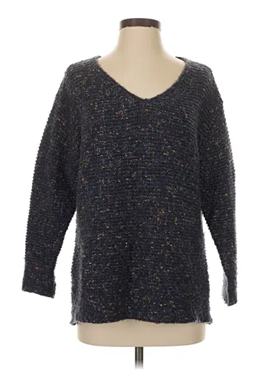 Pre-owned Lou & Grey Pullover Sweater In Gray