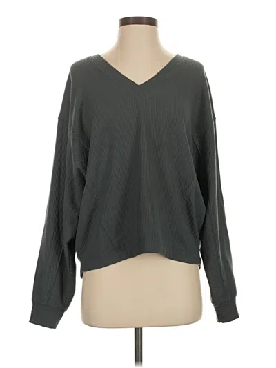 Pre-owned Lou & Grey Pullover Sweater In Gray
