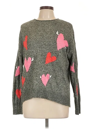 Pre-owned Lou & Grey Pullover Sweater In Gray