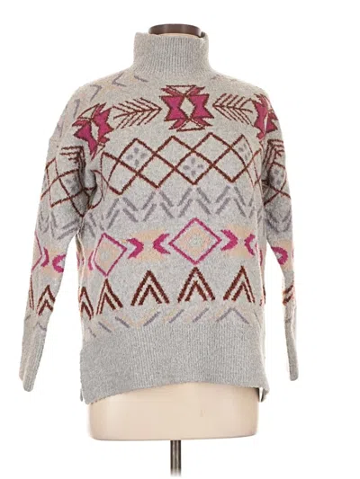 Pre-owned Lou & Grey Pullover Sweater In Gray