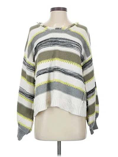 Pre-owned Lou & Grey Pullover Sweater In Gray