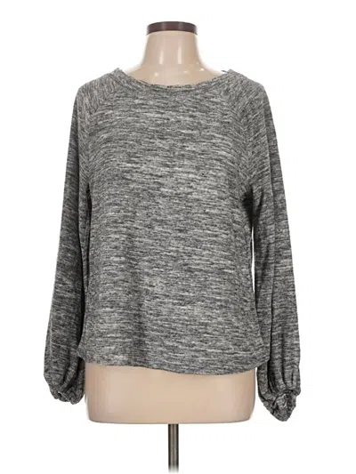 Pre-owned Lou & Grey Pullover Sweater In Gray
