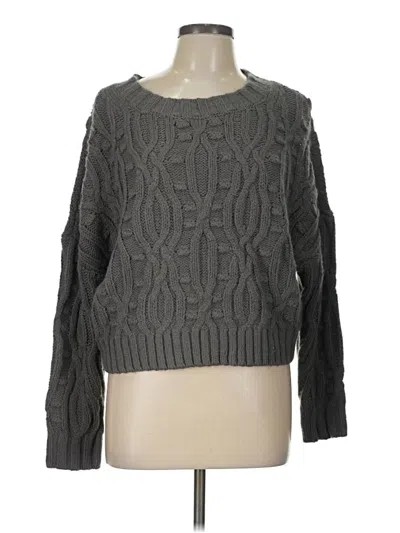 Pre-owned Lou & Grey Pullover Sweater In Gray