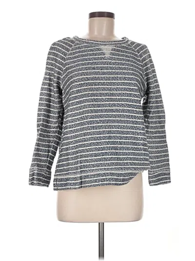 Pre-owned Lou & Grey Pullover Sweater In Gray