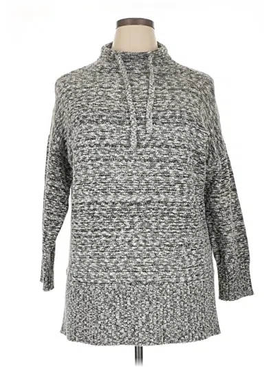 Pre-owned Lou & Grey Pullover Sweater In Gray