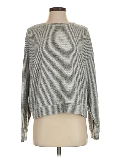Pre-owned Lou & Grey Pullover Sweater In Gray