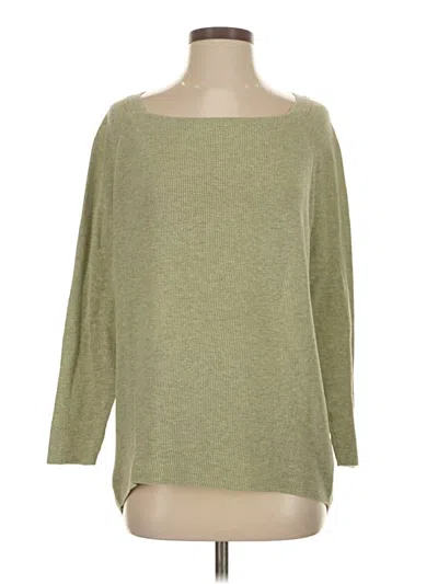 Pre-owned Lou & Grey Pullover Sweater In Green