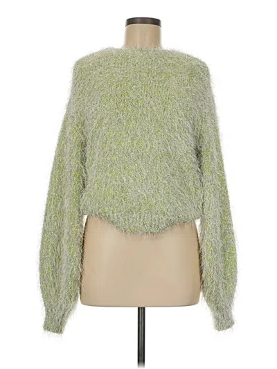 Pre-owned Lou & Grey Pullover Sweater In Green