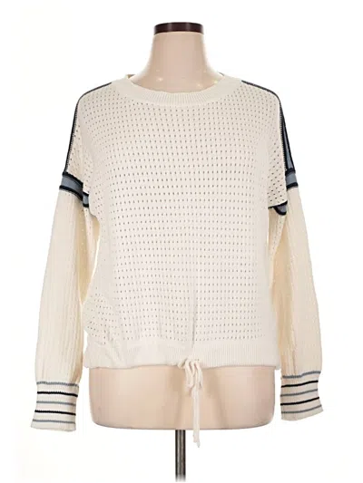 Pre-owned Lou & Grey Pullover Sweater In Ivory