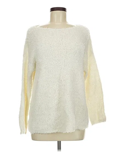 Pre-owned Lou & Grey Pullover Sweater In Ivory