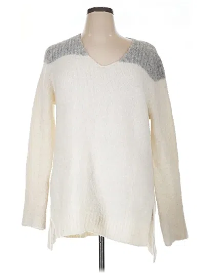 Pre-owned Lou & Grey Pullover Sweater In Ivory