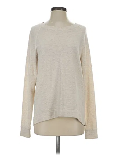 Pre-owned Lou & Grey Pullover Sweater In Ivory
