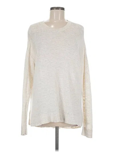 Pre-owned Lou & Grey Pullover Sweater In Ivory