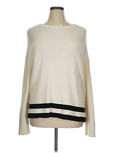 Pre-owned Lou & Grey Pullover Sweater In Ivory