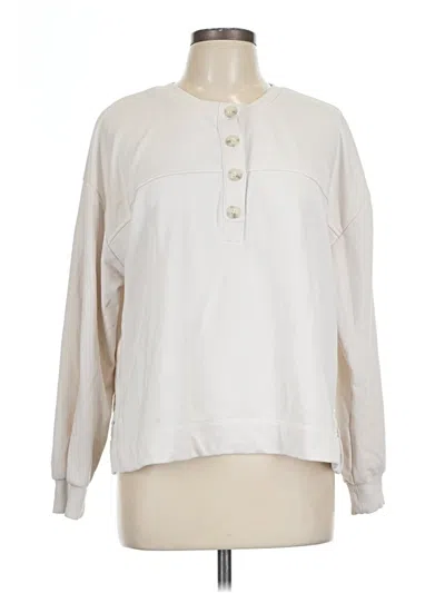 Pre-owned Lou & Grey Pullover Sweater In Ivory