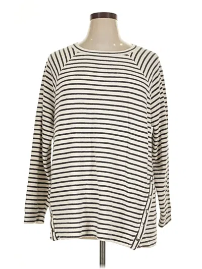 Pre-owned Lou & Grey Pullover Sweater In Ivory