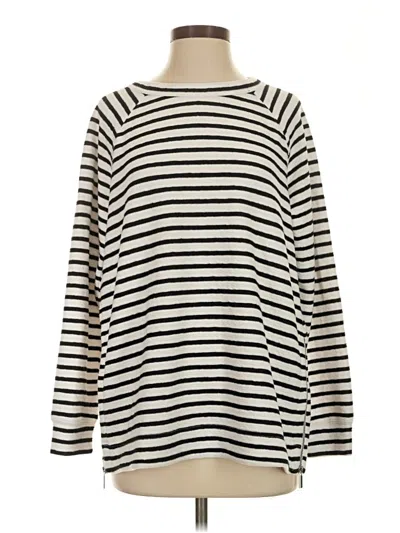 Pre-owned Lou & Grey Pullover Sweater In Ivory