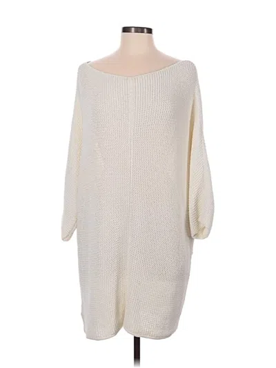 Pre-owned Lou & Grey Pullover Sweater In Ivory