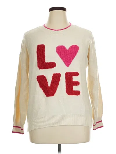 Pre-owned Lou & Grey Pullover Sweater In Ivory