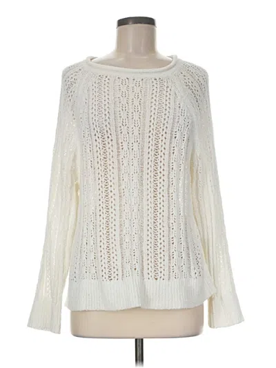 Pre-owned Lou & Grey Pullover Sweater In Ivory