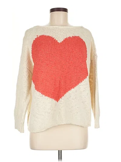 Pre-owned Lou & Grey Pullover Sweater In Ivory
