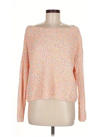 Pre-owned Lou & Grey Pullover Sweater In Orange